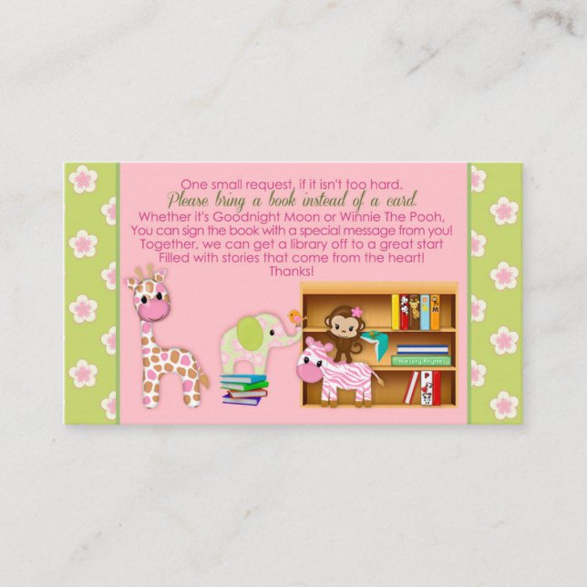 Jungle Jill Book Requests statt einer Card 100pk Begleitkarte (Vorderseite)