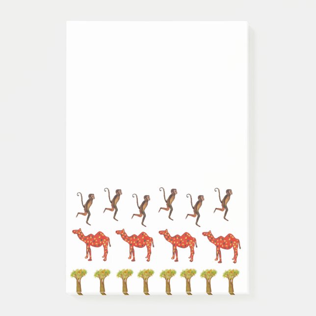 Jungle Jingle Zeichne Post-it-Notes Post-it Klebezettel (Vorderseite)