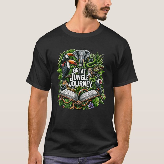 Jungle Journey VBS 2024 Vacation Bible School Summ T-Shirt (Vorderseite)
