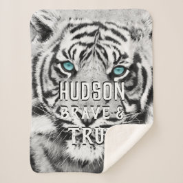 Jungle Kinderzimmer Bengalisch Tiger Blue Eyes Mus Sherpadecke