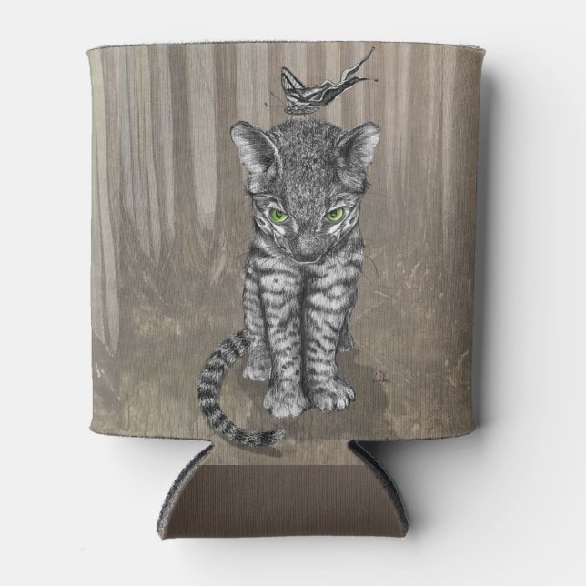 Jungle Kitty Can Cooler Dosenkühler (Vorderseite)