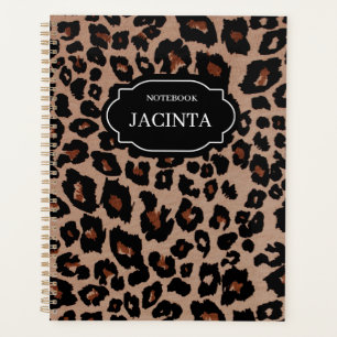 JUNGLE LEOPARD DRUCKER Individuell anpassbarer 12- Planer