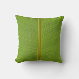 Jungle Lime Green Tropical Palm Leaf Textur Kissen
