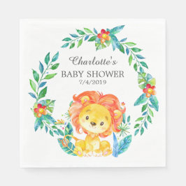 Jungle Lion Baby Duschpapier Napkins Serviette