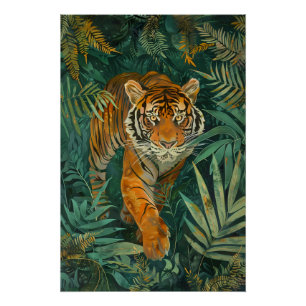 Jungle Majestät: Tiger im tropischen Paradies Poster