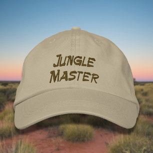 Jungle Master Bestickte Baseballkappe