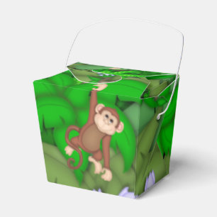 Jungle Monkey Birthday Party Fevor Box Geschenkschachtel
