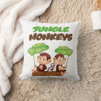 JUNGLE MONKEYS KISSEN
