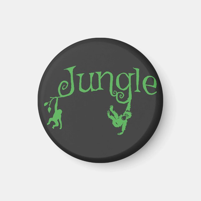Jungle | Nature Graphic | Wildlife Lover Magnet (Vorne)