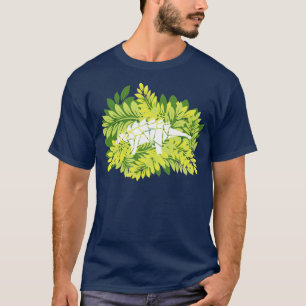 Jungle Origami Ankylosaurus T-Shirt