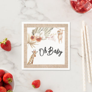 Jungle Party Napkins Serviette