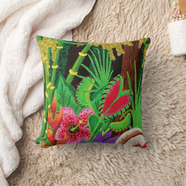 Jungle-Pflanze Kissen (Decke)