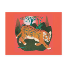 Jungle prowling Tiger Gemälde