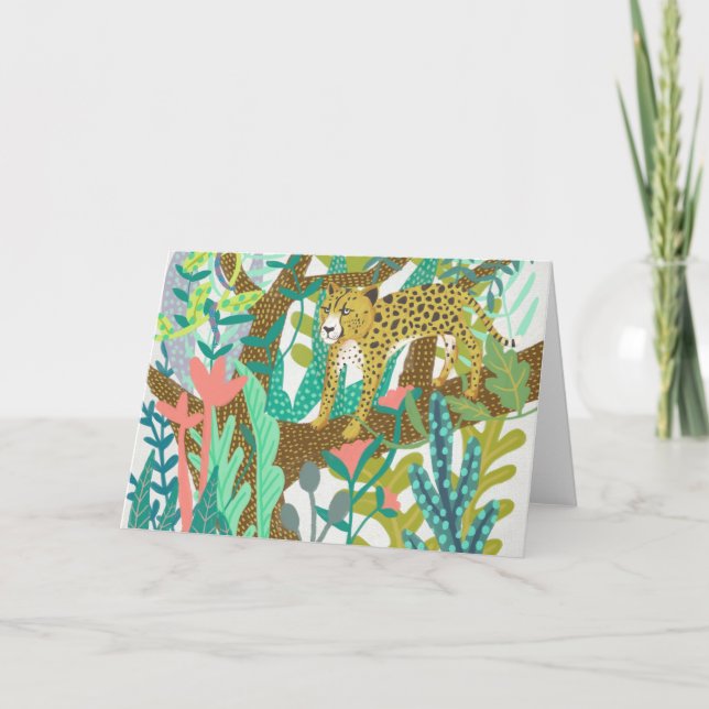 Jungle Roar - Cheetah Karte (Vorderseite)