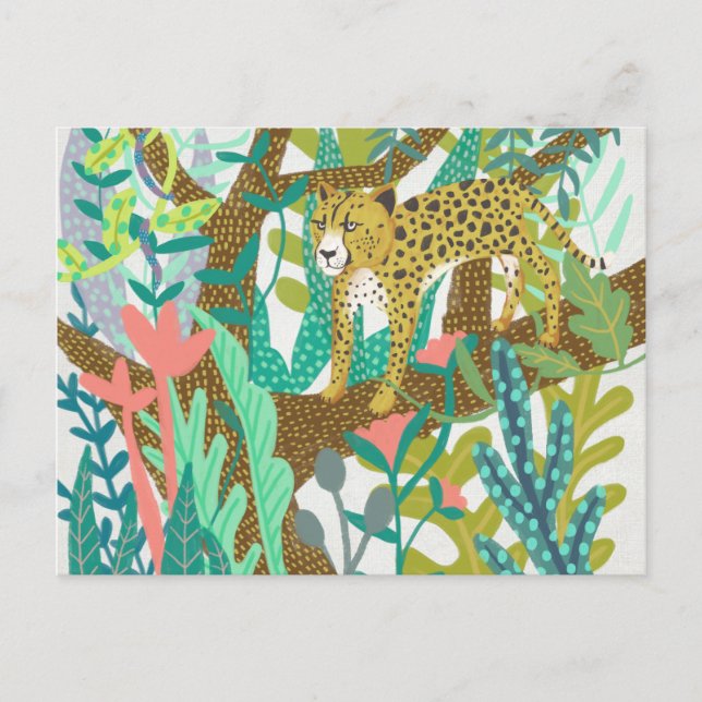 Jungle Roar - Cheetah Postkarte (Vorderseite)