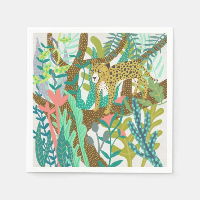 Jungle Roar - Cheetah Serviette (Vorderseite)