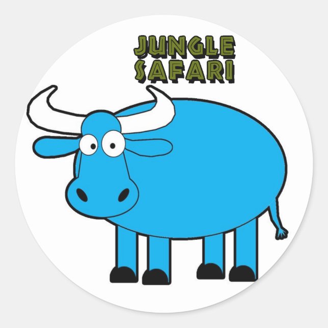 Jungle Safari Animal Stickers (Vorderseite)