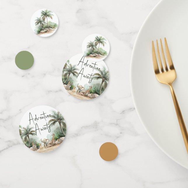 Jungle Safari Animals Adventure erwartet Sie Konfetti (Gruppe)