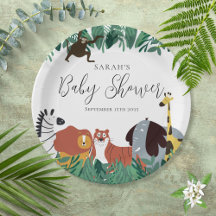 Jungle Safari Animals Baby Dusche