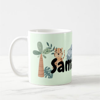 Jungle Safari Animals Kindergeburtstag Kaffeetasse