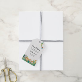 Jungle Safari Baby Dusche Geschenkanhänger