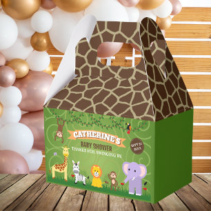Jungle Safari Baby Dusche Geschenkschachtel