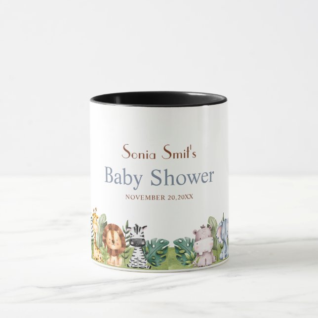 Jungle Safari Baby Dusche Tasse (Zentrum)