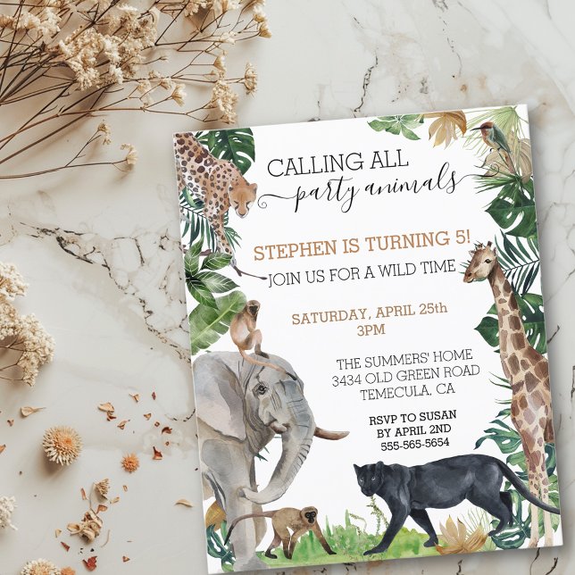 Jungle Safari Calling Party Animals Panther (Von Creator hochgeladen)