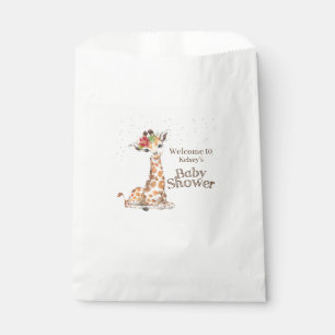 Jungle Safari Giraffe Babydusche Geschenktütchen