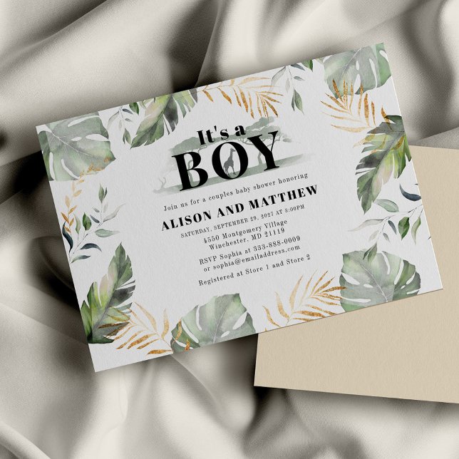 Jungle Safari Giraffe Kinderdusche Einladung (Von Creator hochgeladen)