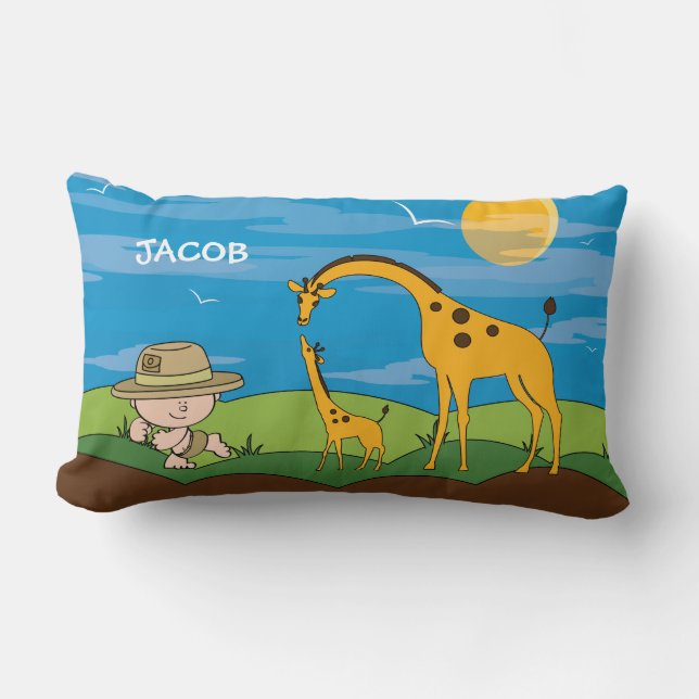 Jungle Safari Kinder Pillow Lendenkissen (Vorderseite)