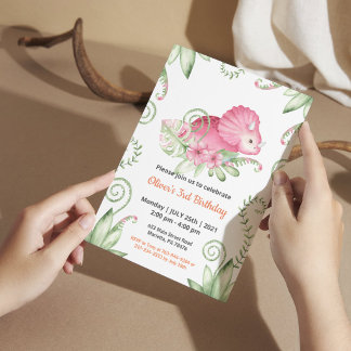 Jungle Safari Thema Geburtstag Einladung