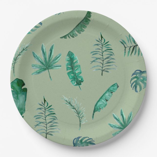 Jungle Safari Theme Tableware Pappteller (Vorderseite)