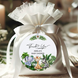 Jungle Safari Tropical Vielen Dank Tiere Geschenkanhänger