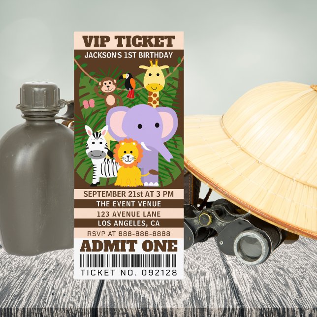 Jungle Safari VIP Ticket Kindergeburtstag (Von Creator hochgeladen)