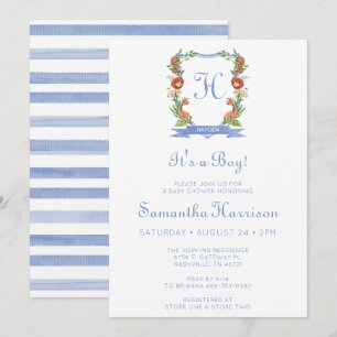 Jungle Safari Wappen Es ist eine Baby-Dusche Einladung