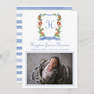 Jungle Safari Wappen Geburtsankündigung Ankündigung