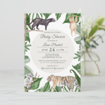 Jungle Safari Wild Baby Dusche