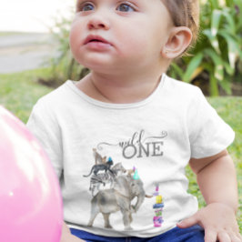 Jungle Safari Wild One Birthday Party Tier Baby T-shirt
