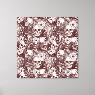 Jungle Skulls Canvas Print Leinwanddruck