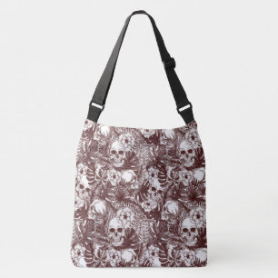 Jungle Skulls Cross-Body Bag Tragetaschen Mit Langen Trägern