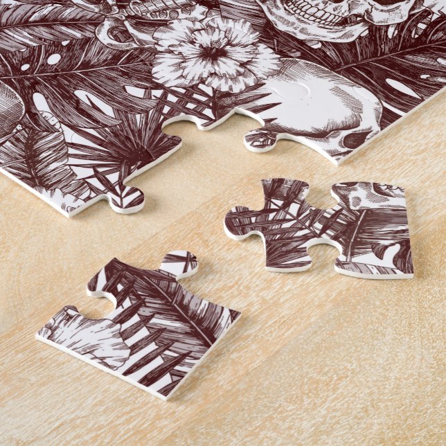 Jungle Skulls Jigsaw Puzzle (Seite)