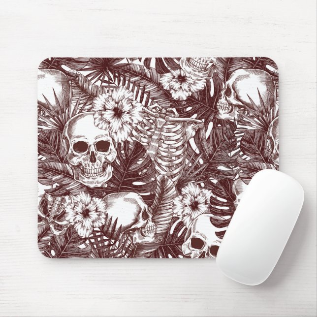 Jungle Skulls Mousepad (Mit Mouse)