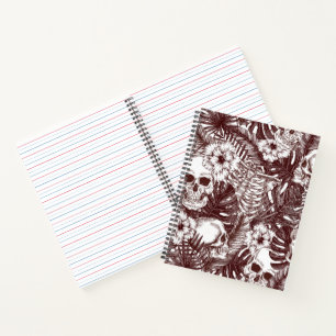 Jungle Skulls Notebook Notizbuch