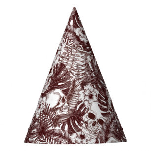 Jungle Skulls Party Hat Partyhütchen