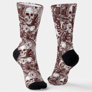 Jungle Skulls Socken #2