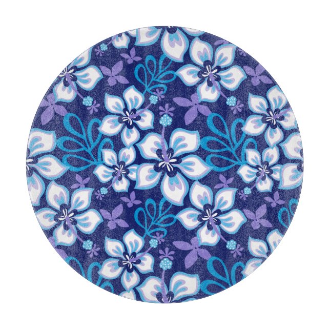 JUNGLE SURF (BLAUER COMBO) SCHNEIDEBRETT (Vorderseite)