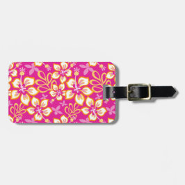 JUNGLE SURF (HOT PINK COMBO) LUGGAGE TAG GEPÄCKANHÄNGER