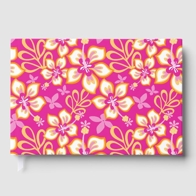 JUNGLE SURF PATTER IN PINK COMBO GÄSTEBUCH (Vorderseite)