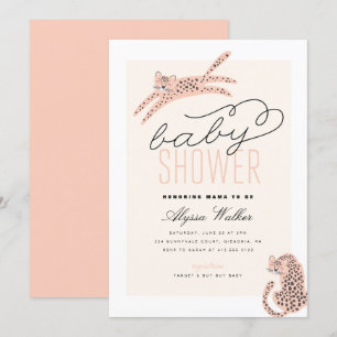 Jungle Theme Tiger Baby Dusche Einladung